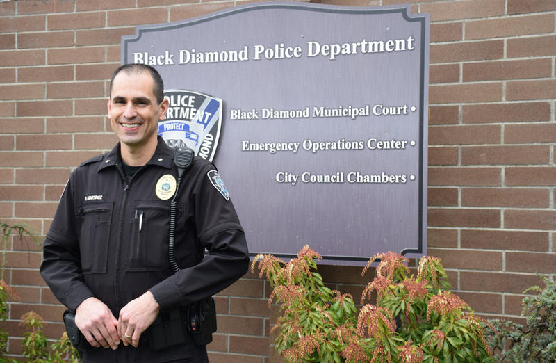 Commander Brian Martinez of the Black Diamond Police Department.