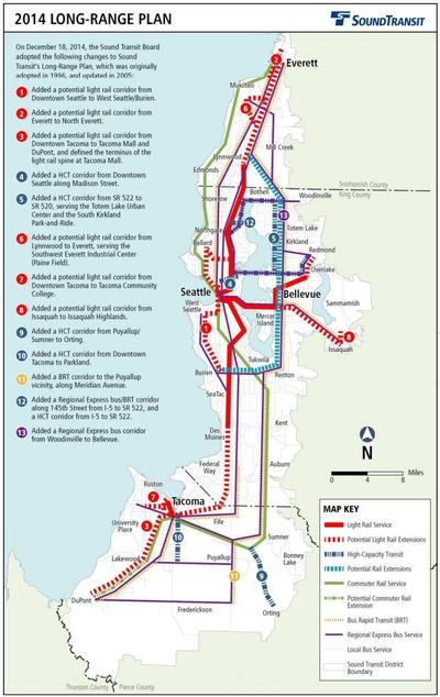 Tacoma Light Rail Expansion Map Tacoma Hopes Light Rail Connection To Seattle Gets Funded | Kuow News And  Information