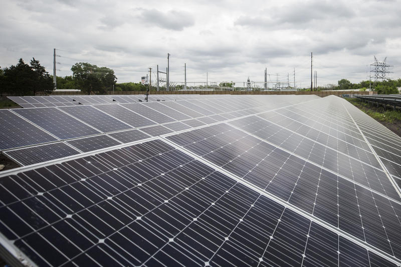 La Loma Community Solar Farm in East Austin holds enough solar panels to power 440 households.