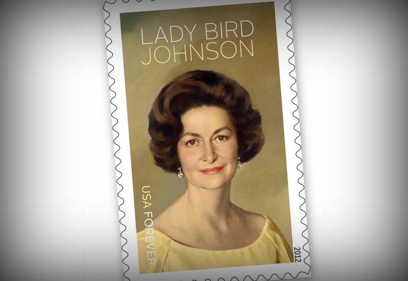 Postal Service Delivers Stamp Honoring Lady Bird Johnson | KUT