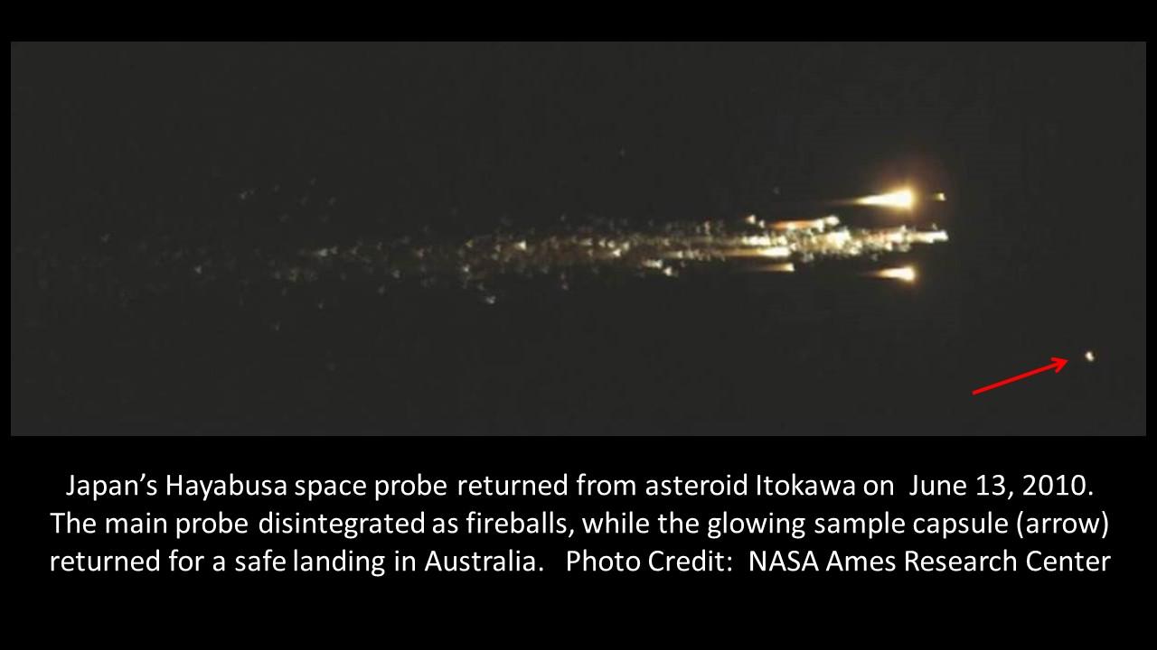 Image result for Hayabusa Re-Entry Fireball Over Australia []