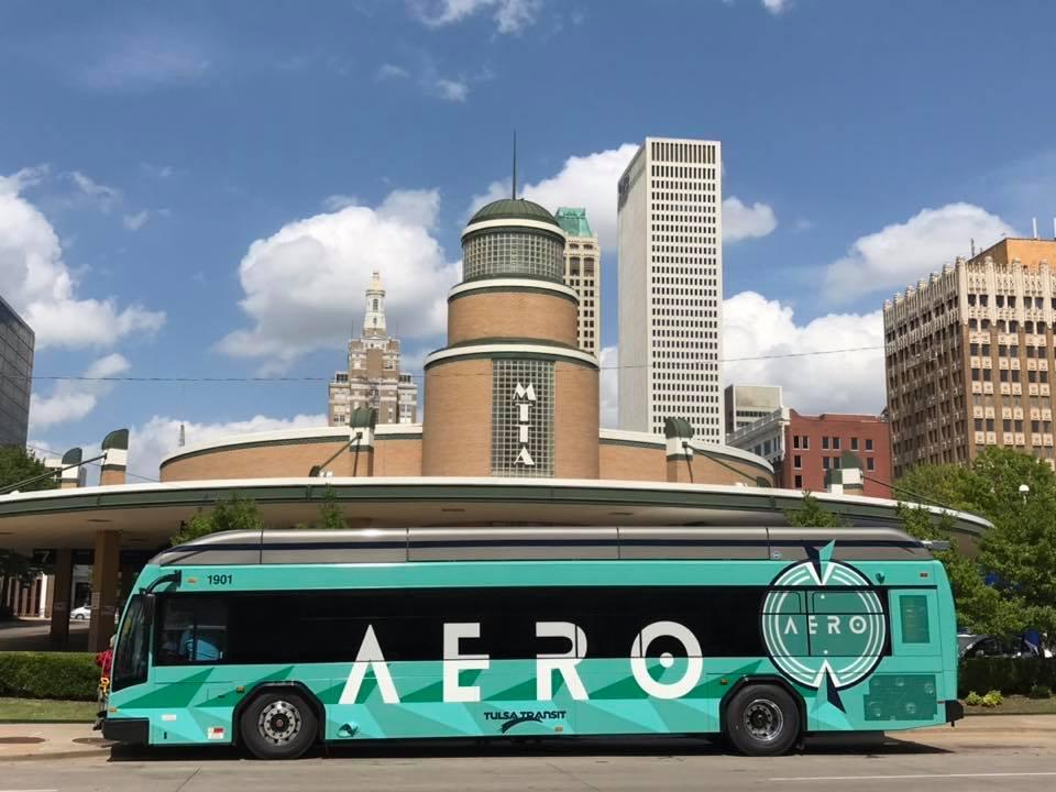 Tulsa Transit Shows Off Its First Rapid Transit Bus | Public Radio Tulsa