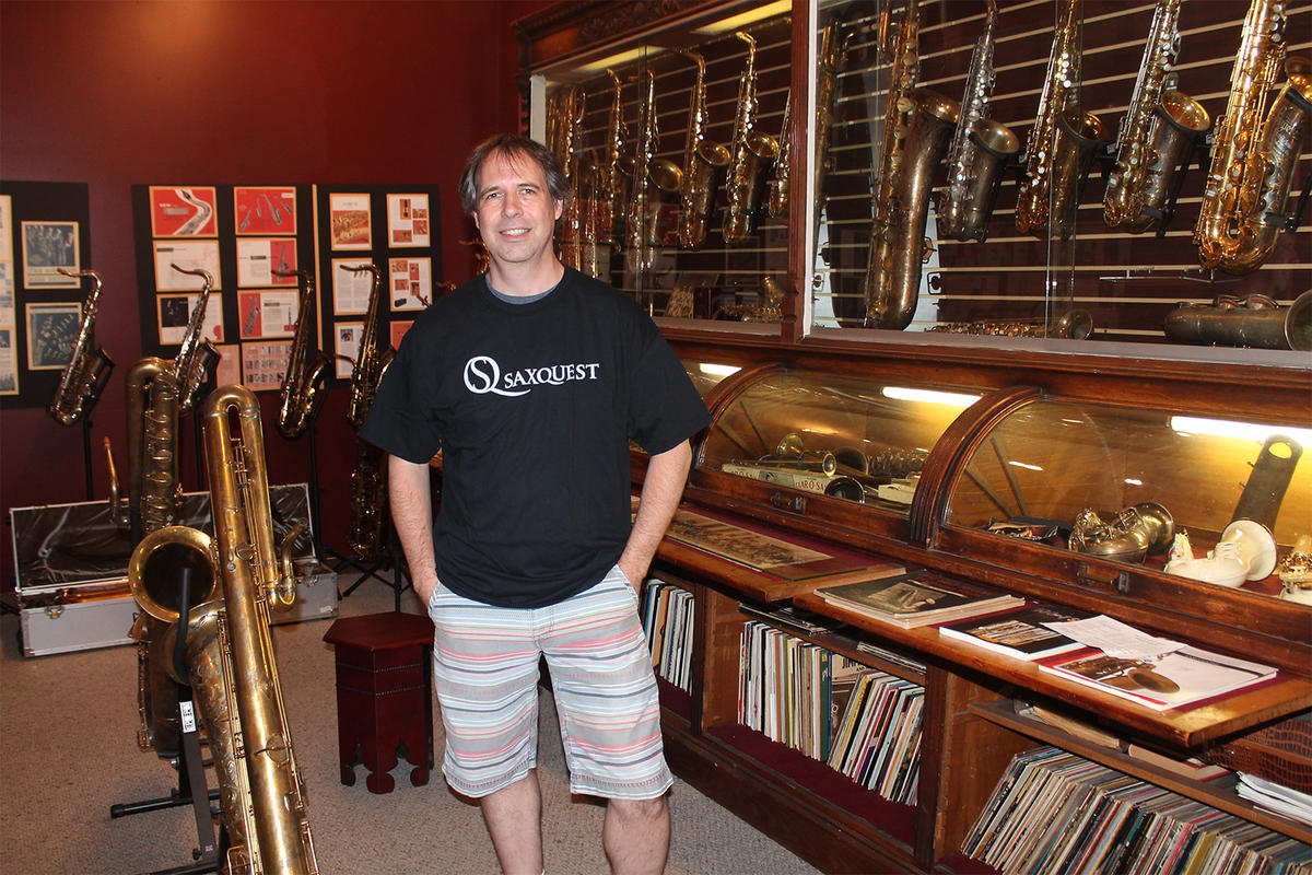Sound of sax Cherokee Street music shop showcases history of the horn
