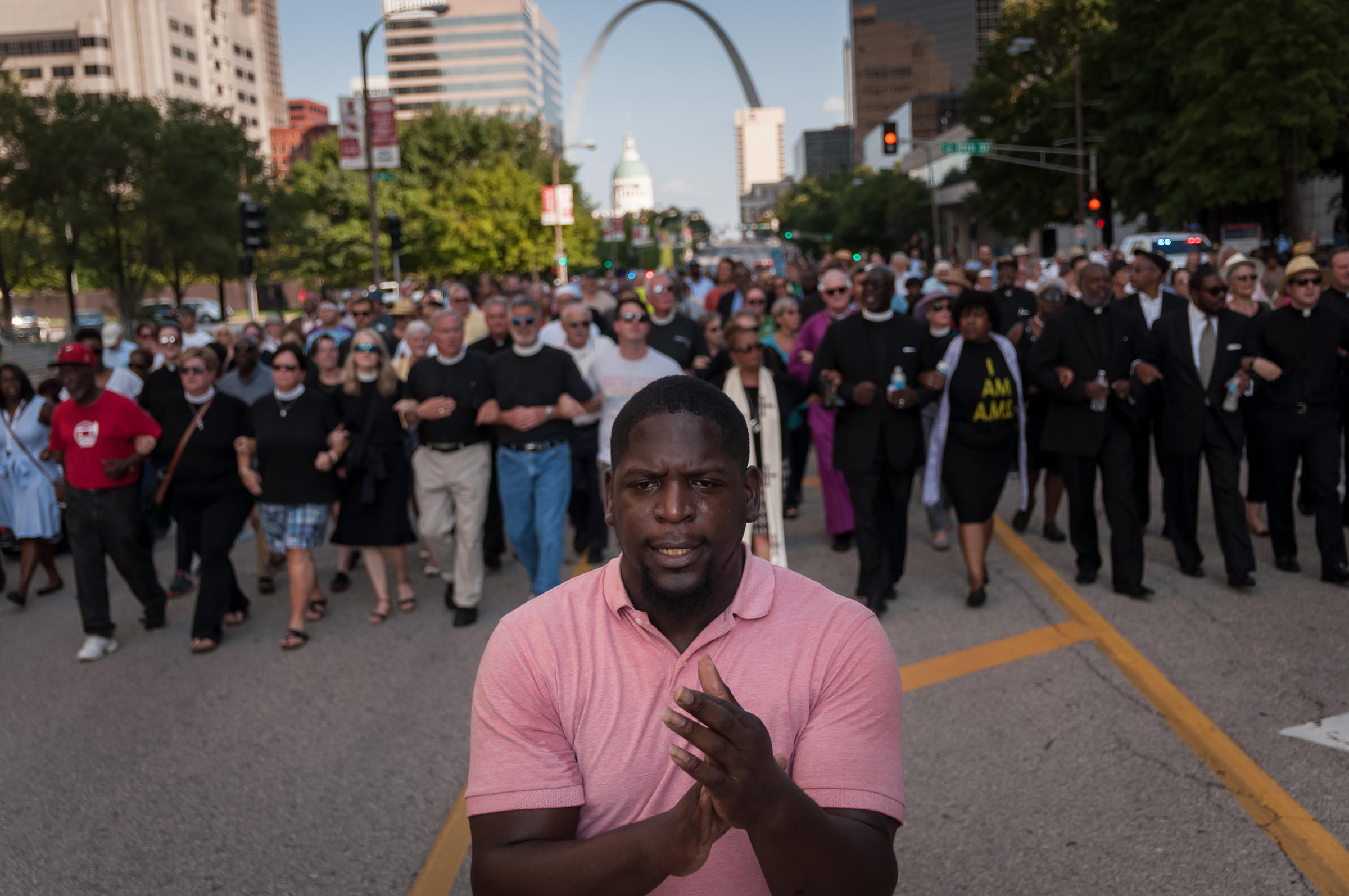 Faith leaders call for change; protesters set up encampment outside of St. Louis jail | St ...