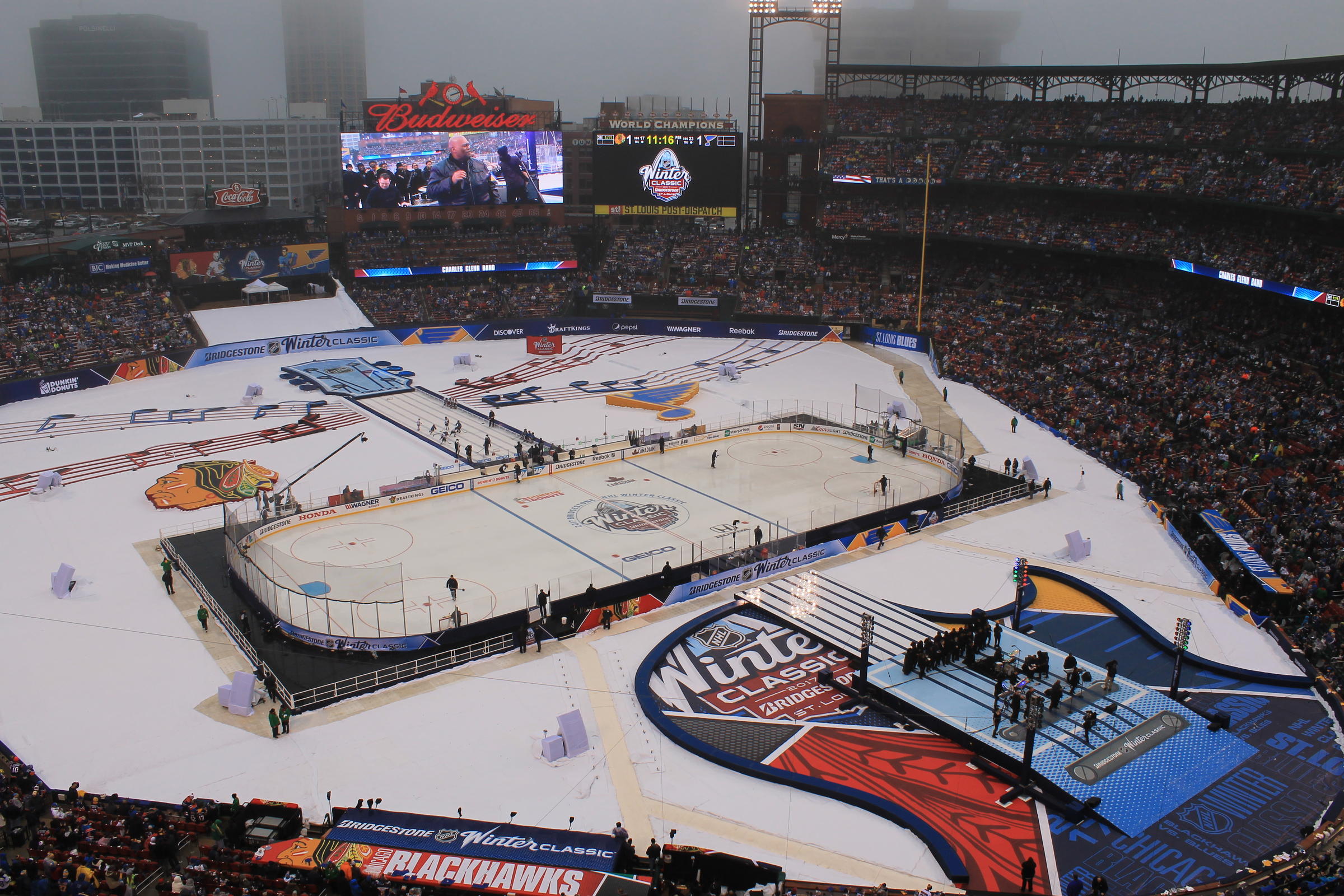Blues mark Winter Classic victories over Chicago and Mother Nature | St. Louis Public Radio