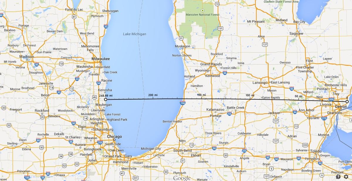 8 Mile Road is eight miles from where? Michigan Radio