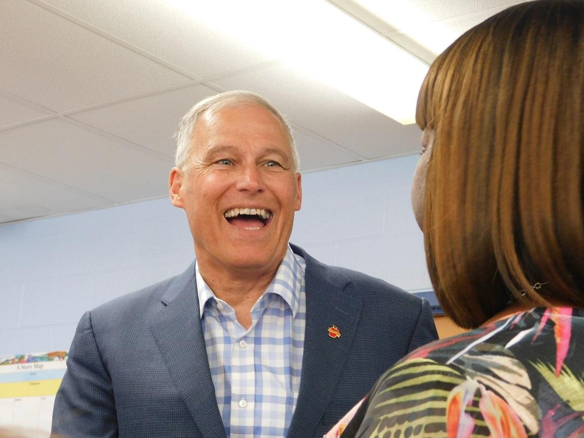 Gov. Jay Inslee brings his Democratic presidential ...