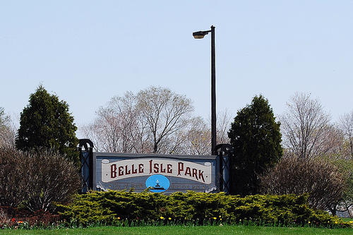 park sign