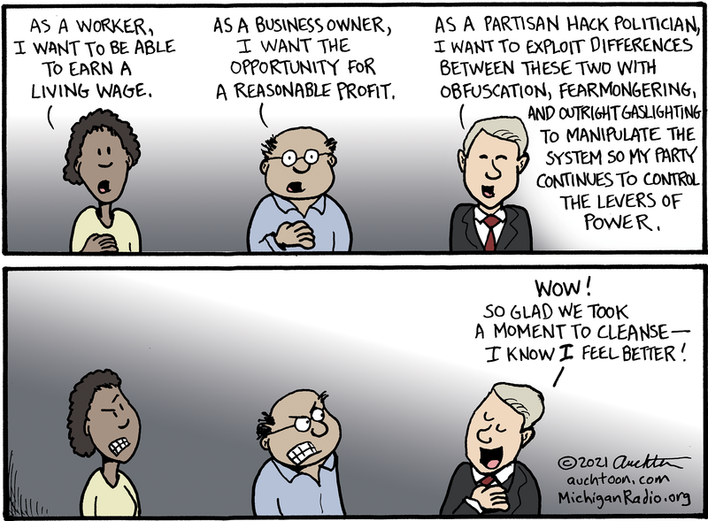 Auchter's Art When partisan hackery is deserving of sweeping