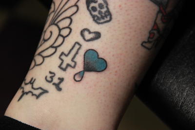 Tattoo Artist Raises Money For Flint With A Heart Tattoo