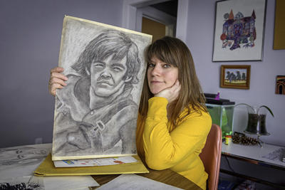 Ferndale Artist Turns Her Childhood Love Of Drawing Into A