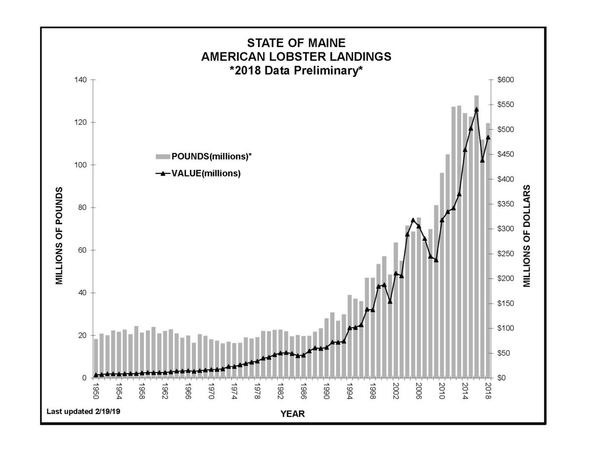 Maine Lobster Catch Bounces Back, But Falls Short Of Previous Peak