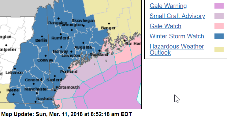 Winter Storm Watch For Tuesday, N.H. Town Meeting Day | New Hampshire ...