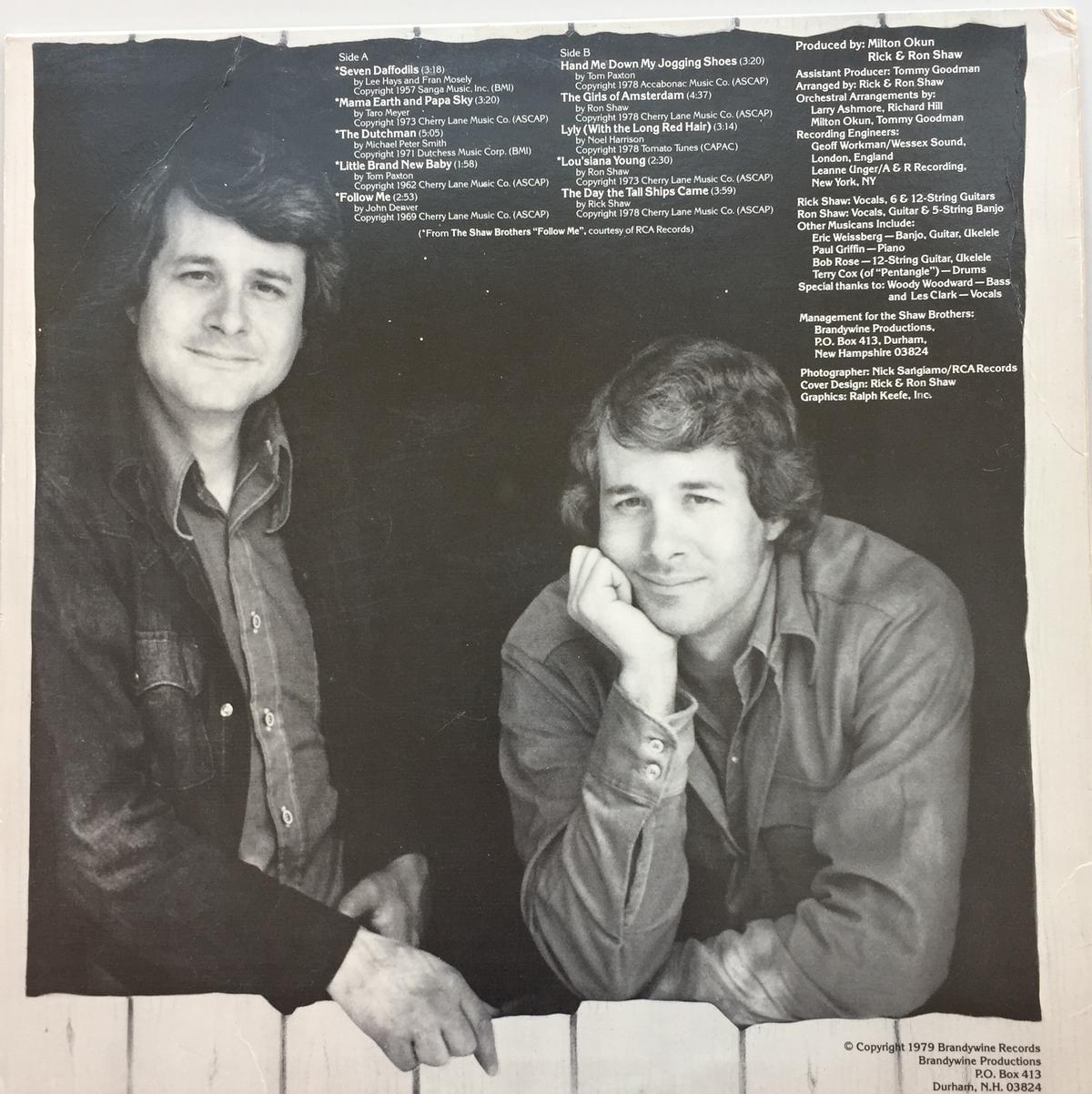 They Liked To Teach The World To Sing The Shaw Brothers