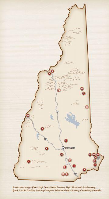 New Hampshire Brewery Map N.H.'s New Beer Map Points Tourists To Thirty Three Breweries 