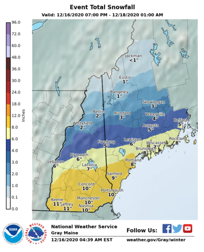 Winter Storm Could Bring Up To Foot Of Snow In So N H New Hampshire Public Radio