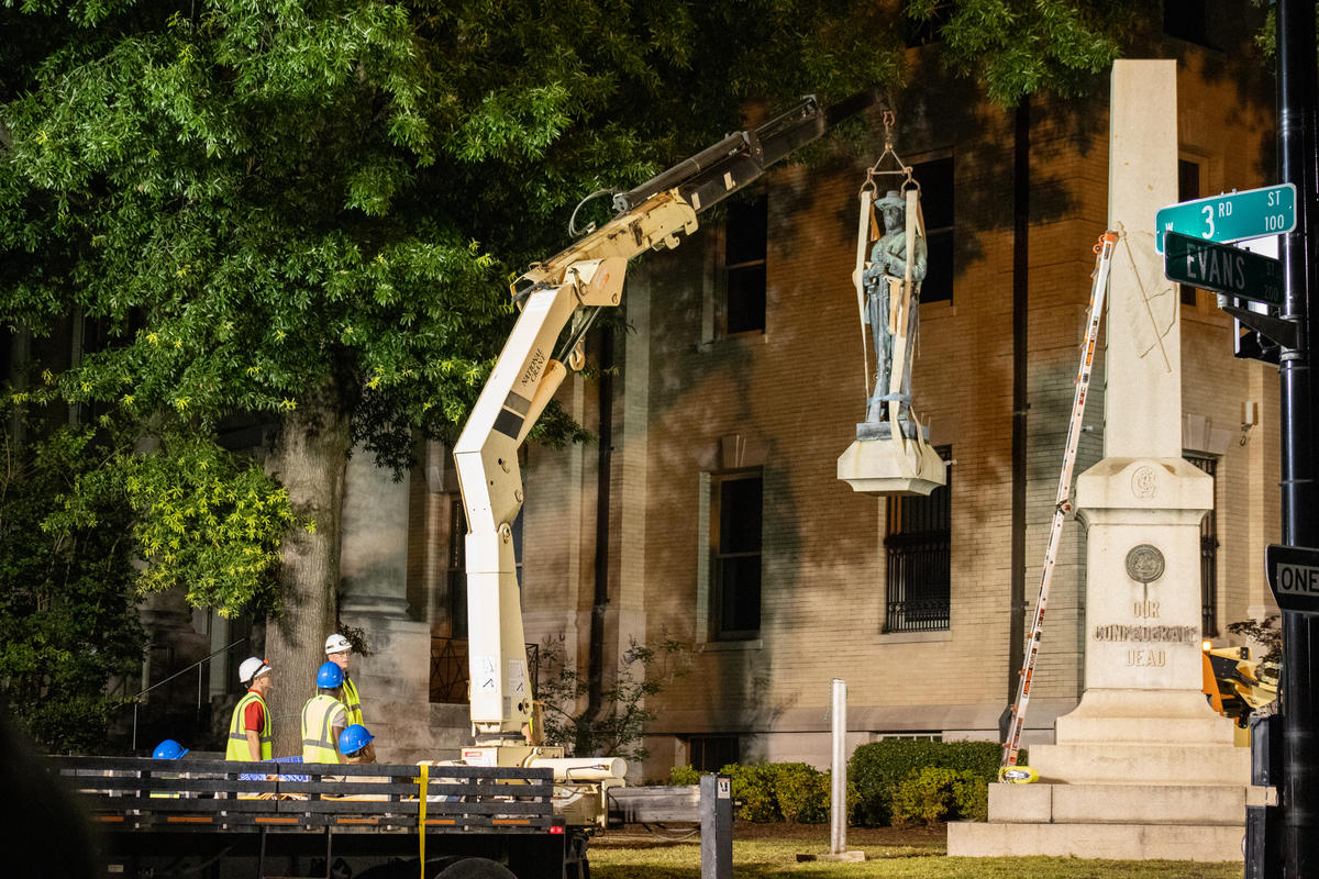 North Carolina County Removes Confederate Statue Public Radio East