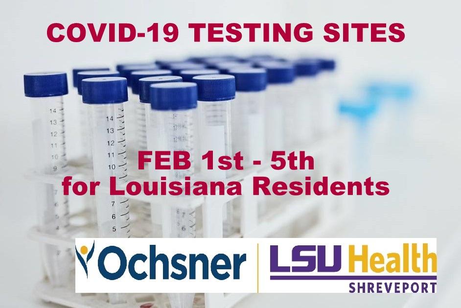 Ochsner LSU Health Shreveport Community Testing Sites ...