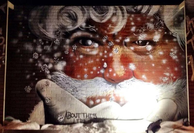 graffiti-inspired street art helps bring awareness to social