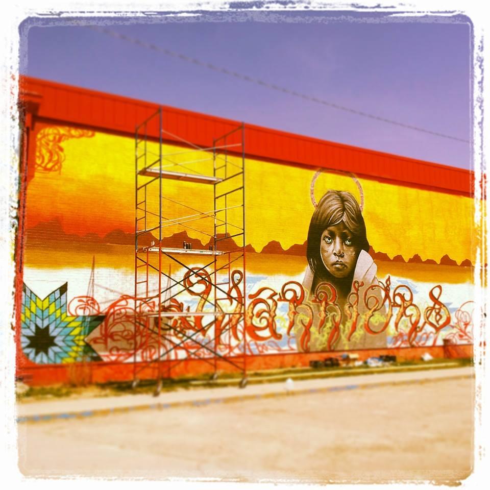 graffiti-inspired street art helps bring awareness to social