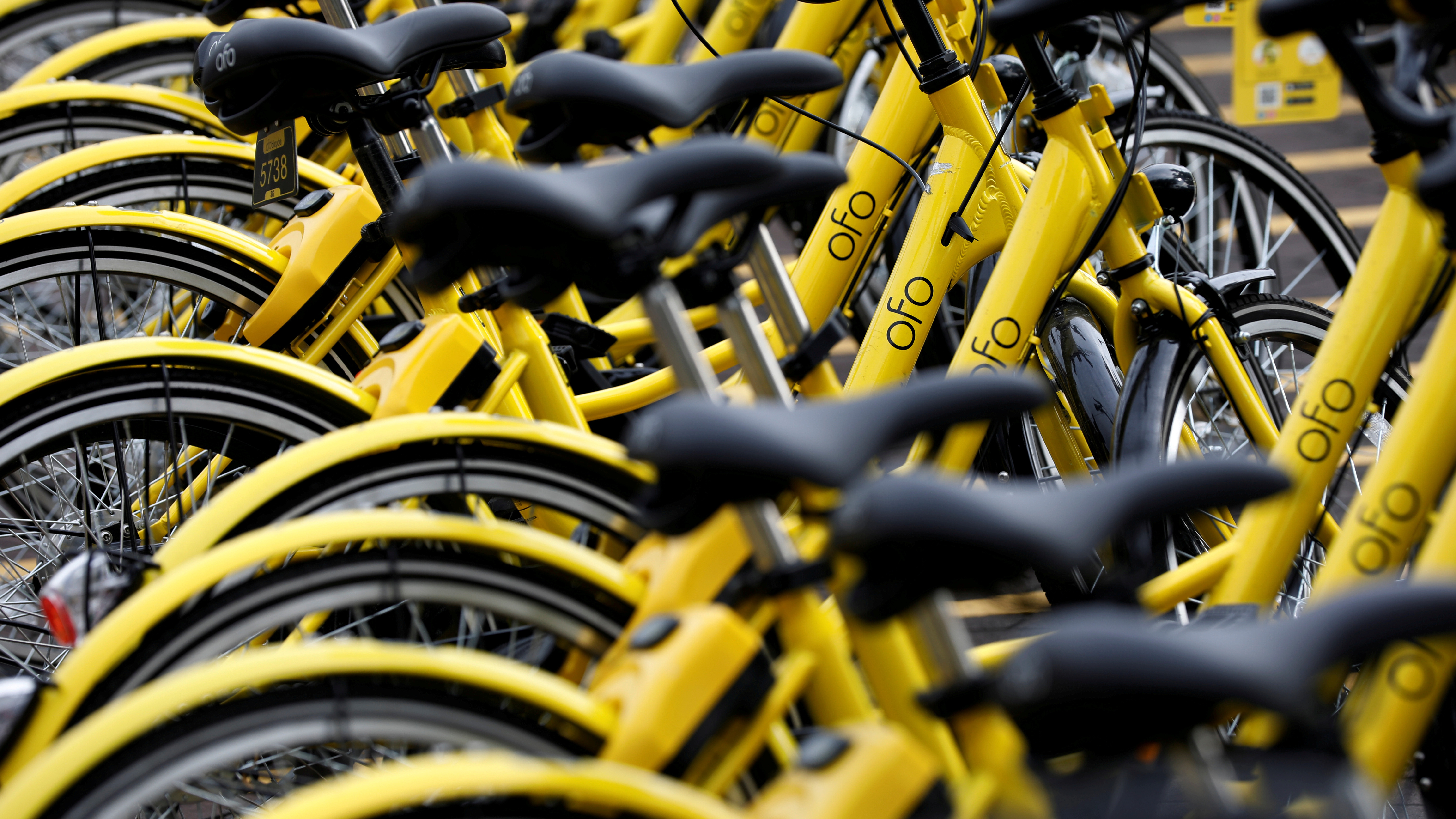 ofo dockless bikes