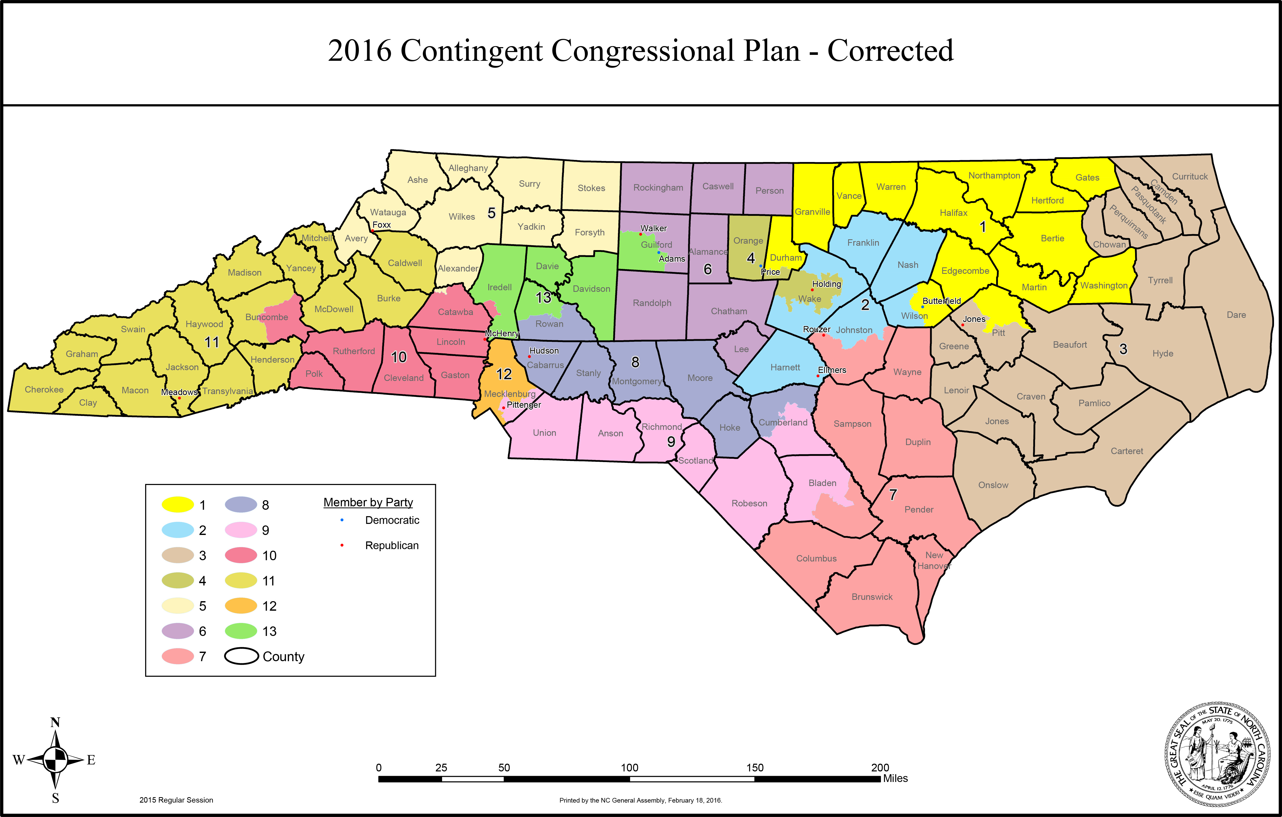 north carolina congressional district map Committee Work On New Nc Congressional Maps Resumes Wfae north carolina congressional district map
