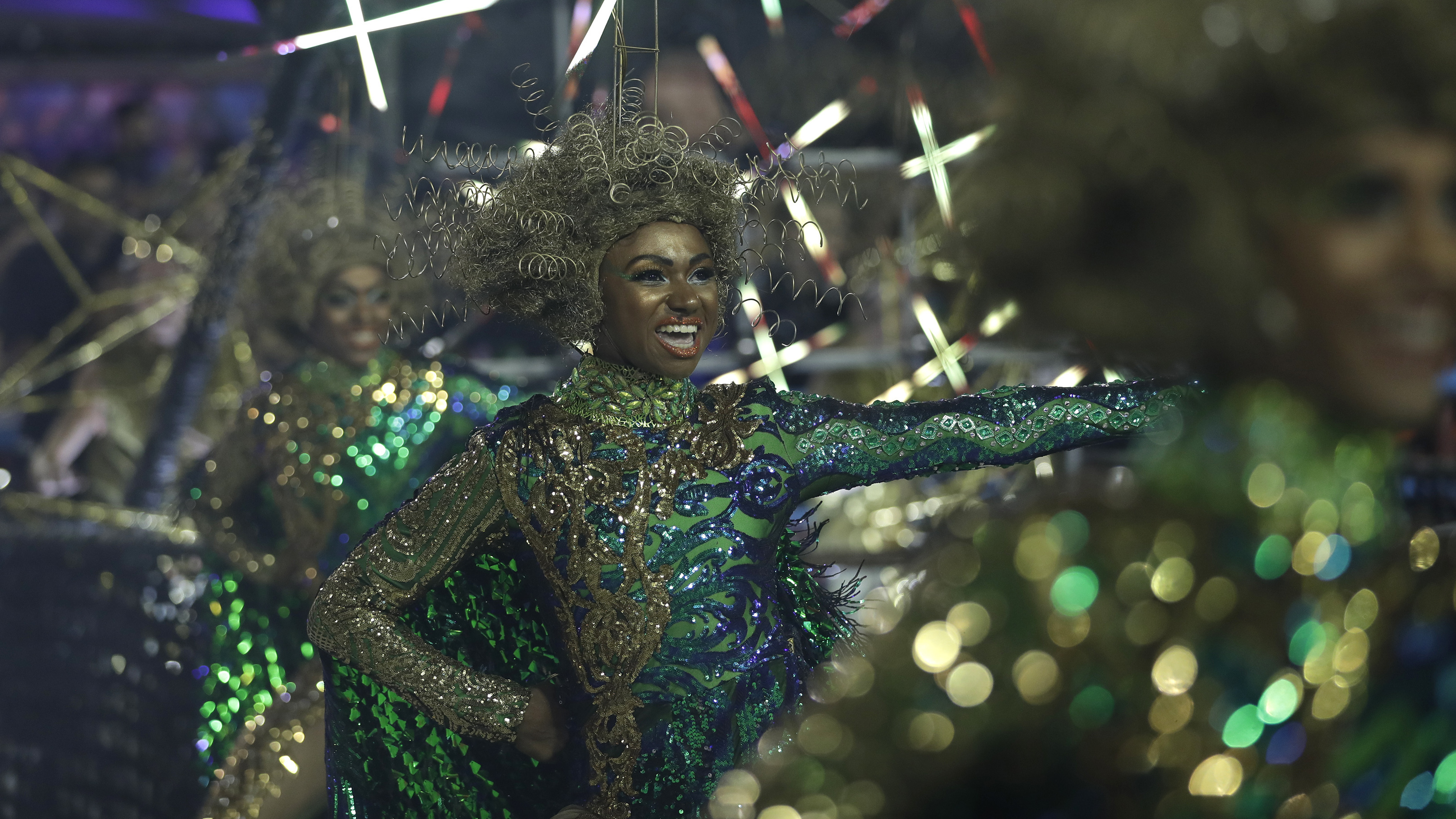 Звезды карнавала. Карнавал в Рио-де-Жанейро 2023.