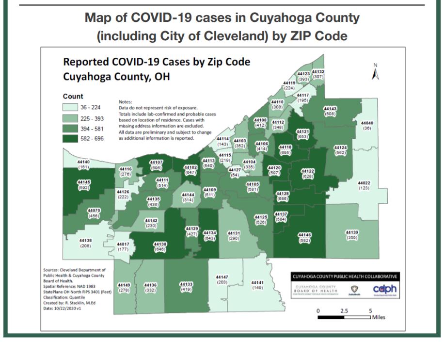 Cuyahoga County Covid 19 Cases Total Nearly 14 000 600 Deaths Wosu Radio