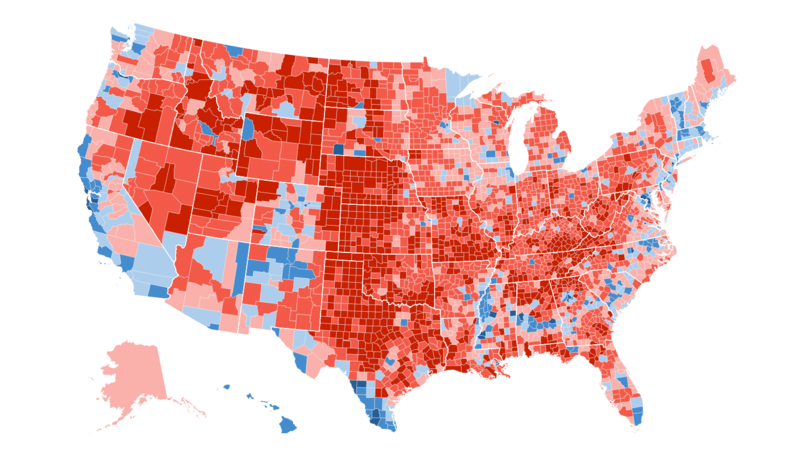 The Counties That Flipped From Obama To Trump, In 3 Charts | New ...