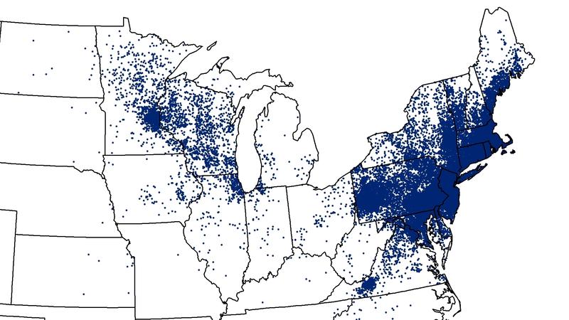 Forbidding Forecast For Lyme Disease In The Northeast | Vermont Public ...