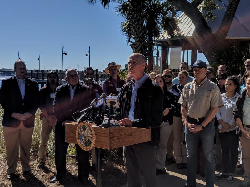 Scott Visits Jacksonville To Highlight Environmental Funding WUSF News
