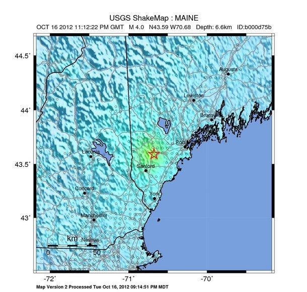 Earthquake New Hampshire Public Radio