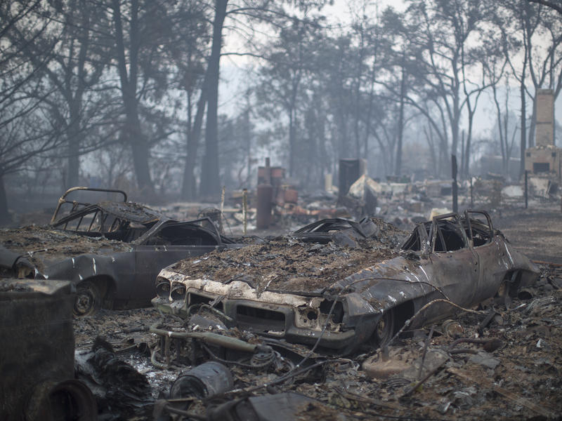 Fast-Moving Wildfires Destroy Hundreds Of Homes In Northern California ...