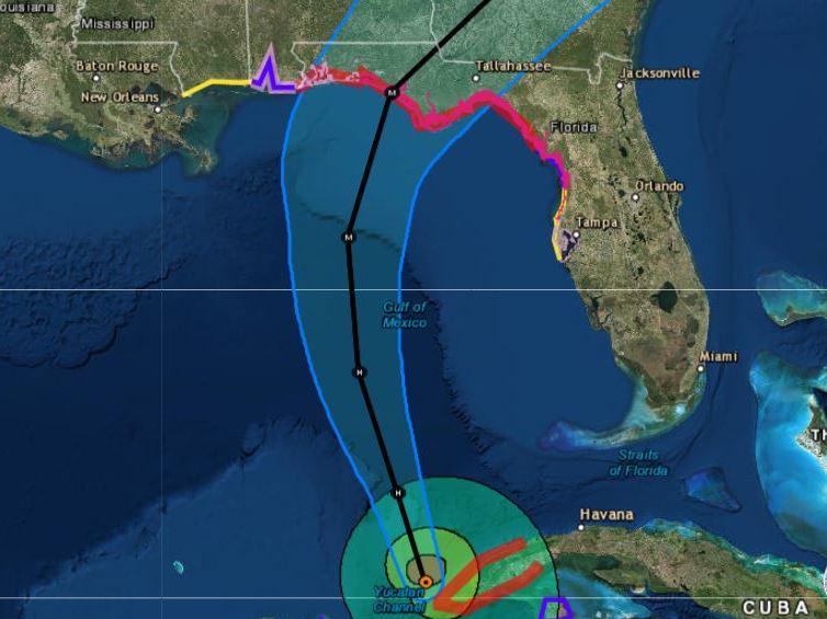 Hurricane Michael Forecast To Hit U.S. Gulf Coast As A Major Storm ...