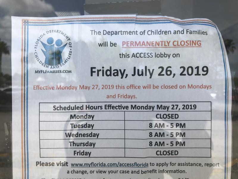 DCF To Close Last Office In Pasco County For Low Income Assistance 