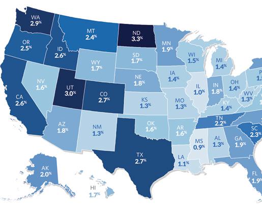 Western States Growing Faster Than Average Since Great Recession | KUNC