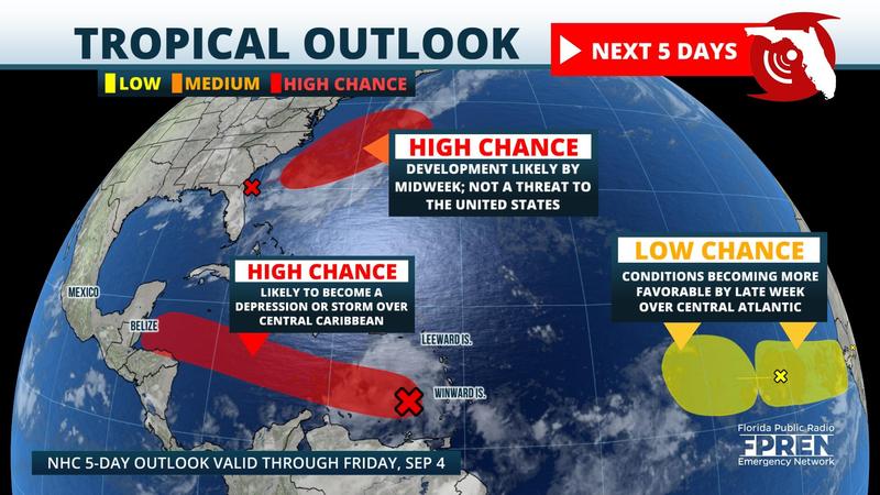 Multiple Developments Possible in the Tropics This Week | WUWF