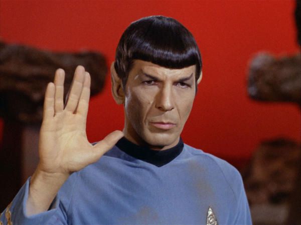 the vulcan salute "live long and prosper" was mr.