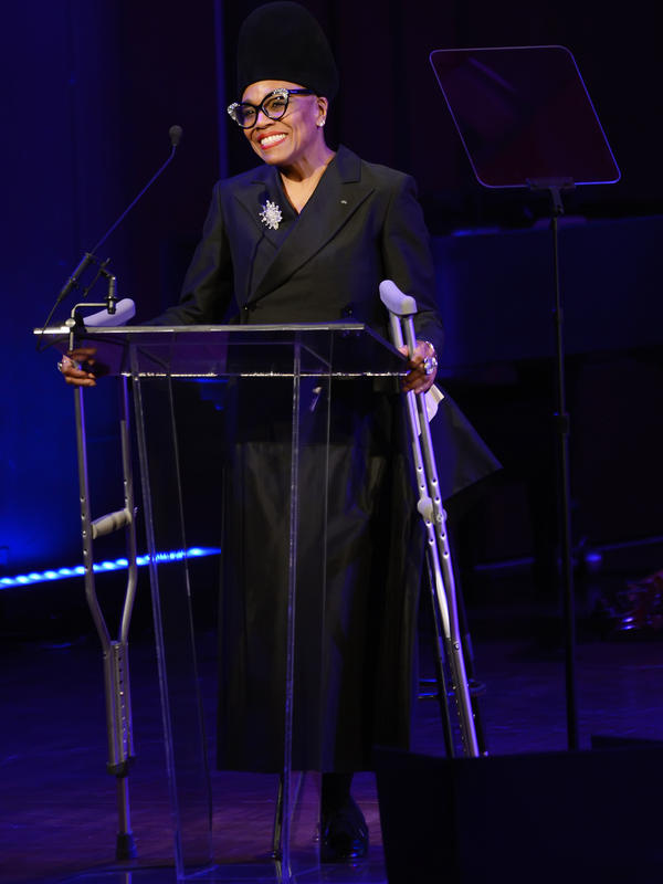 Dee Dee Bridgewater at the 2017 NEA Jazz Masters Tribute Concert on April 3, 2017 at the John F. Kennedy Center for the Performing Arts.