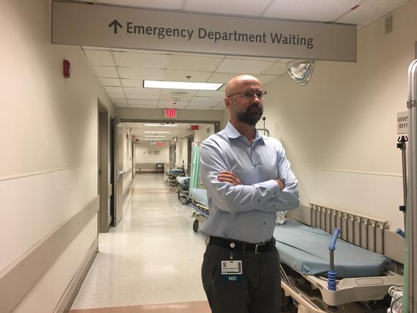 Dr. Graham Snyder, director of the WakeMed emergency department