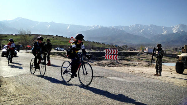 The women of the Afghan National Cycling Federation team train outside Kabul, the capital. They face poor road conditions, terrible traffic, lots of gawking and even threats of violence in pursuit of their sport.