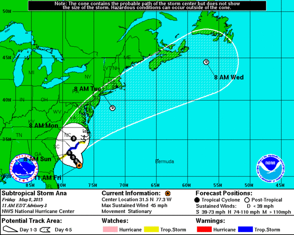 Tropical Storm Warning Issued For The Carolinas | KUOW News and Information