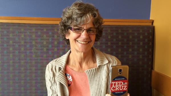 Ted Cruz supporter Linda Stickle has acquired more than 12,000 points on the campaign's app.