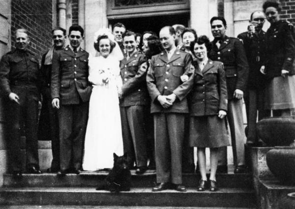 Gen. Dwight D. Eisenhower's driver, Pearlie Hargrave, and Sgt. Michael McKeogh, his orderly, were married at Versailles during World War II. The Battle of the Bulge broke out the same day, so Eisenhower had to leave the reception early.