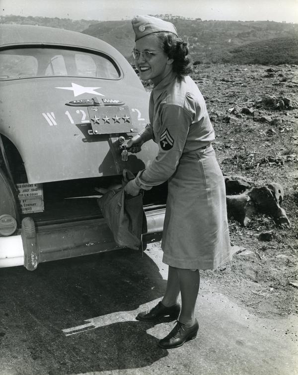 Pearlie Hargrave was one of Eisenhower's drivers during World War II.