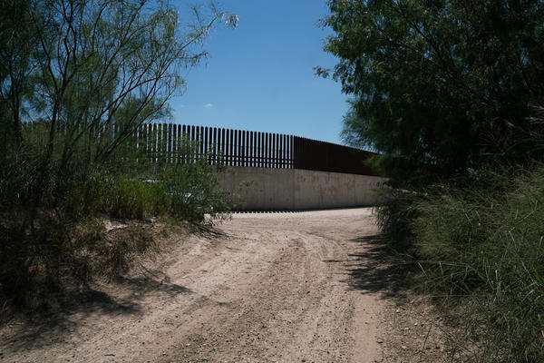 This portion of the border wall, near McAllen, Texas, was built about 10 years ago.