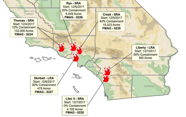 Southern California Wildfires Claim First Fatality | Connecticut Public ...