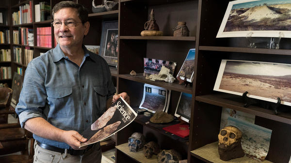 Rick Potts, director of the National Museum of Natural History's Human Origins Program at the Smithsonian. He has been excavating in the Southern Rift Valley in Kenya since the 1980s.