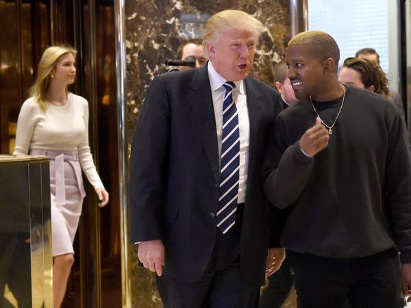 Rapper Kanye West and President-elect Donald Trump met in 2016 at Trump Tower in New York.