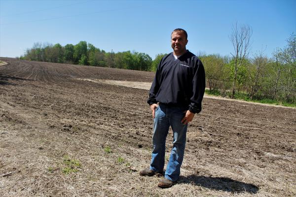 Jared Kunkle is a farmer in Warren County, Illinois, and president of the Warren-Henderson Farm Bureau. He says he feels lucky to have planted most of his corn and half of his soybeans. Many other farmers haven't even started.